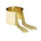 Sole Society Sole Society Fringe Statement Cuff - Antique Gold