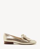 Sole Society Women's Tannse Bow Loafers Champagne Gold Size 5 Suede From Sole Society