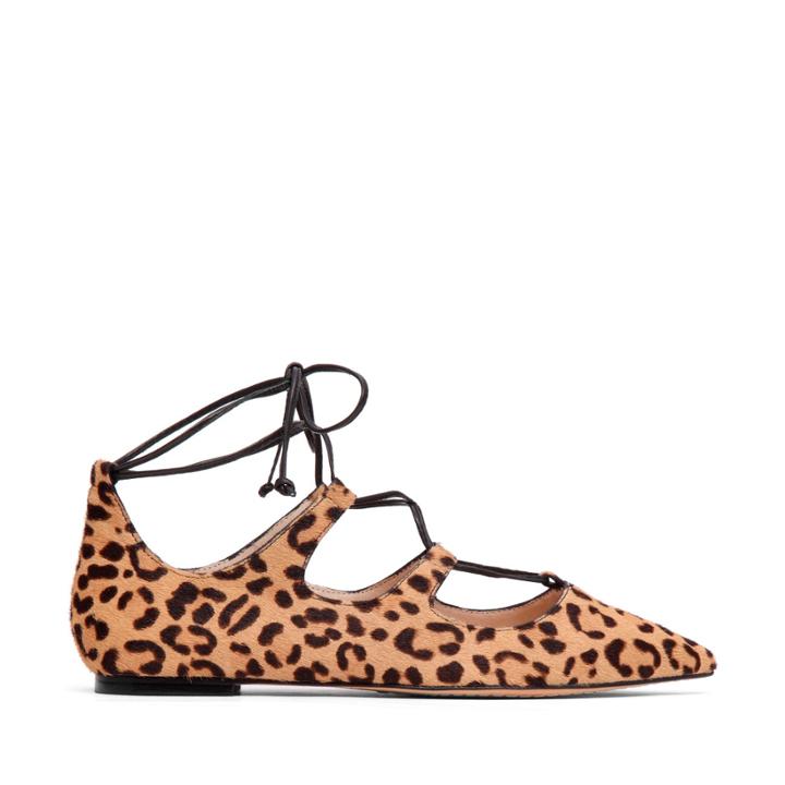 Vince Camuto Vince Camuto Emmari2 Lace Up Flat - Tan Black-6