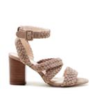 Sole Society Sole Society Evelina Braided Strappy Sandal - Coffee