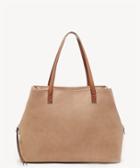 Sole Society Sole Society Miller Oversize Tote Camel Faux Leather