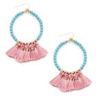 Sole Society Sole Society Le Carnival Teardrop Earrings - Turquoise Combo