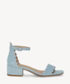 Lucky Brand Lucky Brand Norreys Block Heels Sandals Light Denim Size 5 Leather From Sole Society
