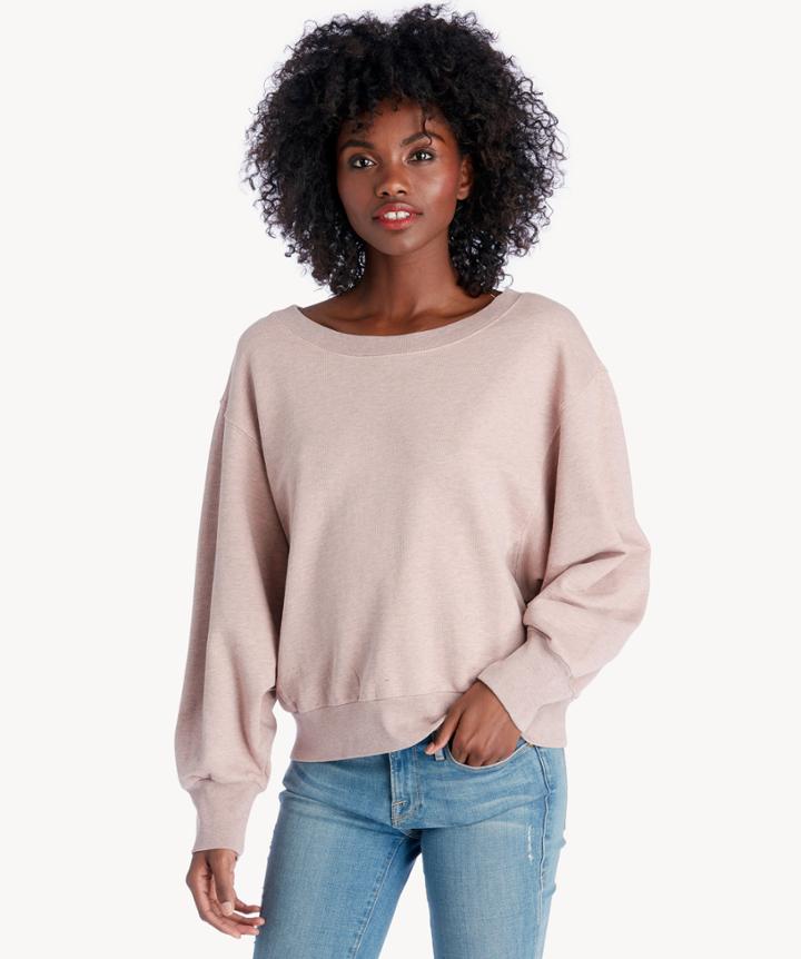 Sanctuary Sanctuary Nolita Sweatshirt Heather Flamingo Size Extra Small From Sole Society