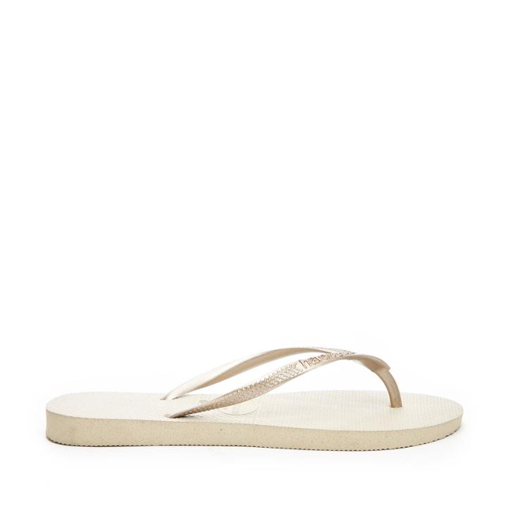 Havaianas Havaianas Slim Solid Solid Flip Flop - Sand Grey Light Golden
