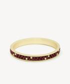 Sole Society Women's Beaded Bangle Bracelet Ruby Red One Size From Sole Society