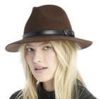 Sole Society Sole Society Wool Outback Hat - Brown-one Size