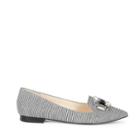 Sole Society Sole Society Libry Bejeweled Flat - Black-5.5