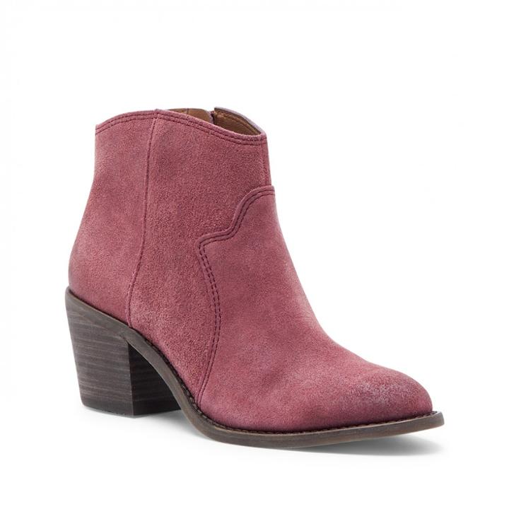 Lucky Brand Lucky Brand Marcos Western Bootie - Ruby Wine-8