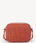 Sole Society Sole Society Adrina Vegan Crossbody Bag In Color: Coral Leather