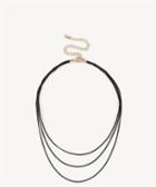 Sole Society Sole Society Dainty Layered Necklace Bronze One Size Os