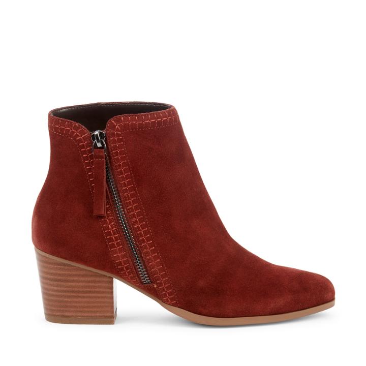 Sole Society Sole Society Corinna Side Zipper Bootie - Marsala-5