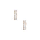 Sole Society Sole Society Linear Crystal Earring - Crystal-one Size
