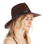 Sole Society Sole Society Straw Sunhat With Band - Brown