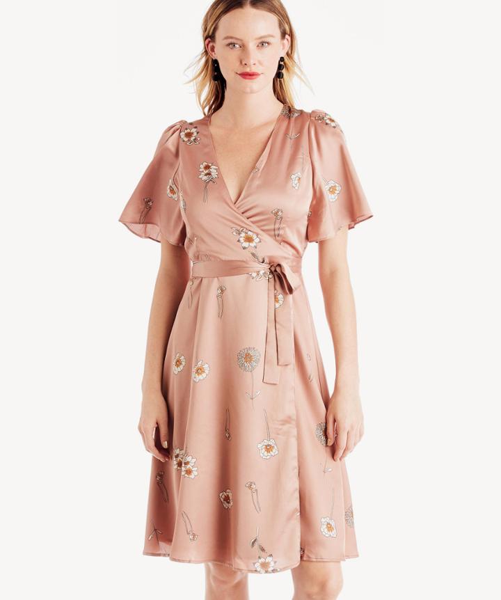 Astr Astr Fiona Dress Soft Pink Floral Size Small From Sole Society