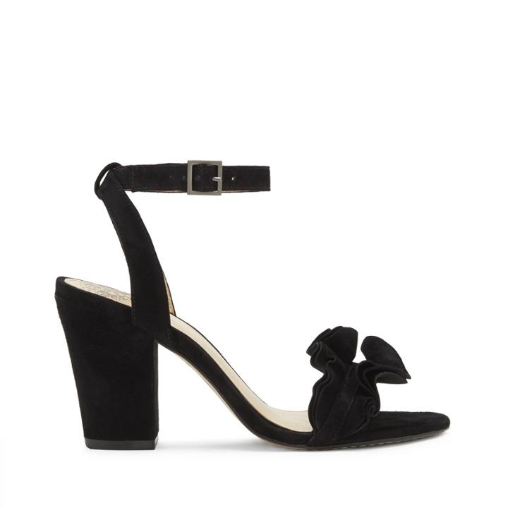 Vince Camuto Vince Camuto Vinta Ruffled Sandal - Black