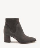 Sole Society Women's Dawnina Stretch Bootie Iron Size 5 Suede Microsuede From Sole Society