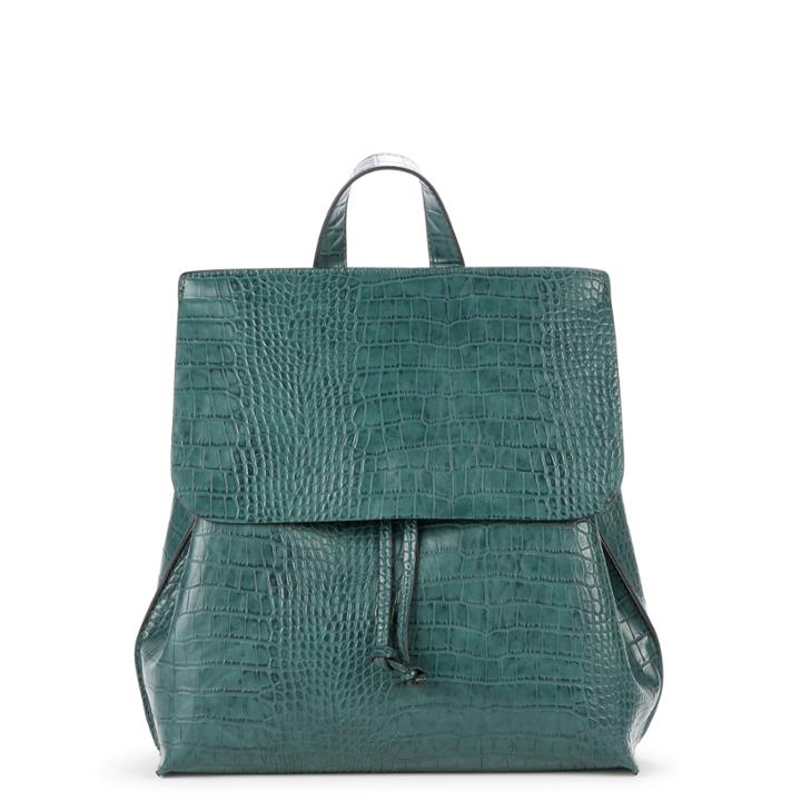 Sole Society Sole Society Selena Croc Embossed Backpack - Emerald-one Size