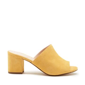 Sole Society Sole Society Ashwell Slide Heel Mule - Spicy Mustard