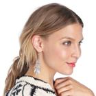 Sole Society Sole Society Tribal Chandelier Earring - Silver-one Size