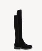 Sole Society Sole Society Juno Faux Shearling Stretch Boots Black Size 5 Suede