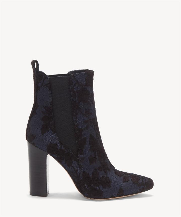 Vince Camuto Vince Camuto Women's Britsy Gored Bootie Black Multi Size 5 Fabric From Sole Society