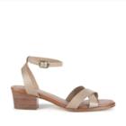Sole Society Sole Society Savannah Block Heel Low Sandal - Night Taupe