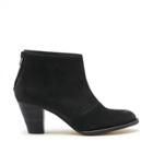 Sole Society Sole Society Devyn Mid Heel Ankle Bootie - Black-9