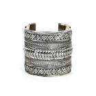 Sole Society Sole Society Etched Cuff - Antique Silver-one Size