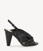 Vince Camuto Vince Camuto Kattie Knotted Slingback Sandals Black Size 5 Leather From Sole Society