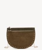 Sole Society Women's Jeana Crossbody Bag Convertible Olive Vegan Leather Faux Suede From Sole Society
