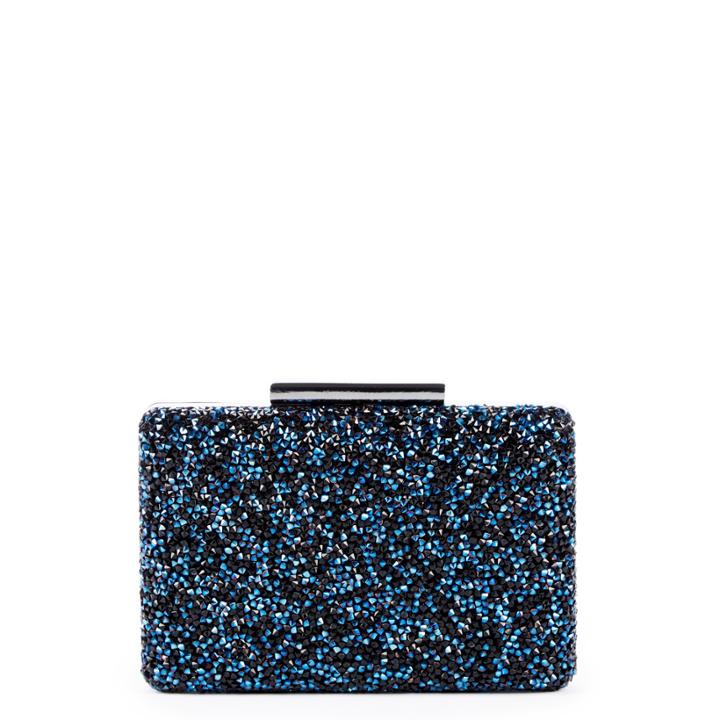 Sole Society Sole Society Gladice Ombre Crystal Minaudiere - Cobalt