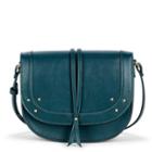 Sole Society Sole Society Faylina Vegan Studded Saddlebag W/ Tie - Woodland Green
