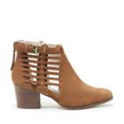 Sole Society Sole Society Ash Side Cage Bootie - Cognac
