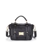 Sole Society Sole Society Evan Mini Vegan Messenger Bag - Black-one Size