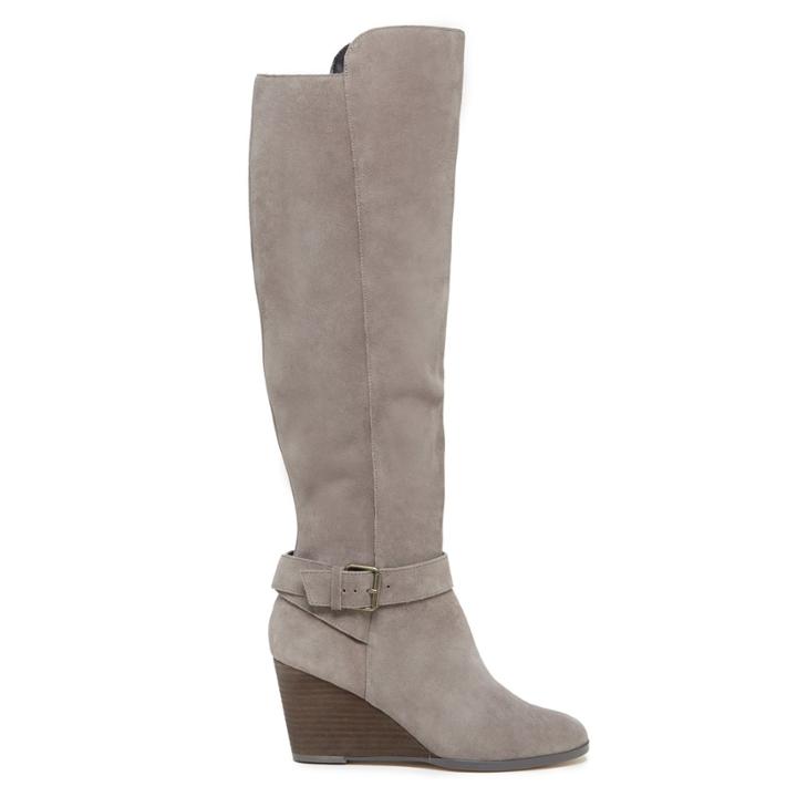 Sole Society Sole Society Paloma Wedge Boot - Mushroom-5