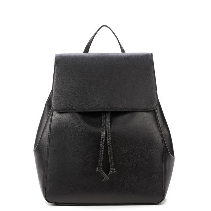 Sole Society Sole Society Ivan Vegan Drawstring Backpack - Black-one Size