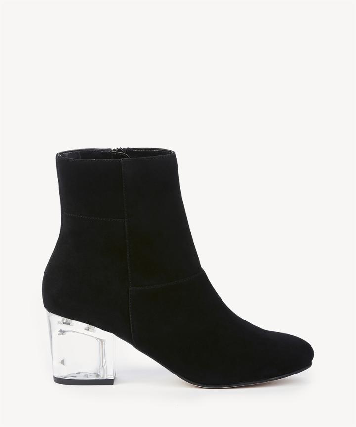 Sole Society Sole Society Dinah Ankle Bootie Black Size 5 Suede
