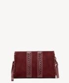 Sole Society Women's Wahli Clutch Genuine Suede Oxblood From Sole Society