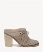 Sole Society Sole Society Wilshire Mules Shoetie Taupe Size 5.5 Suede