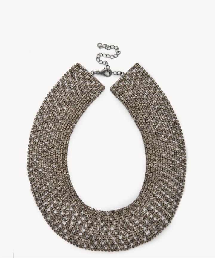 Sole Society Sole Society Crystal Collar Statement Necklace