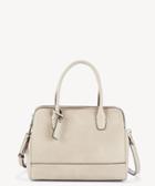 Sole Society Sole Society Nera Satchel Double Pocket Bag Sandshell Vegan Leather