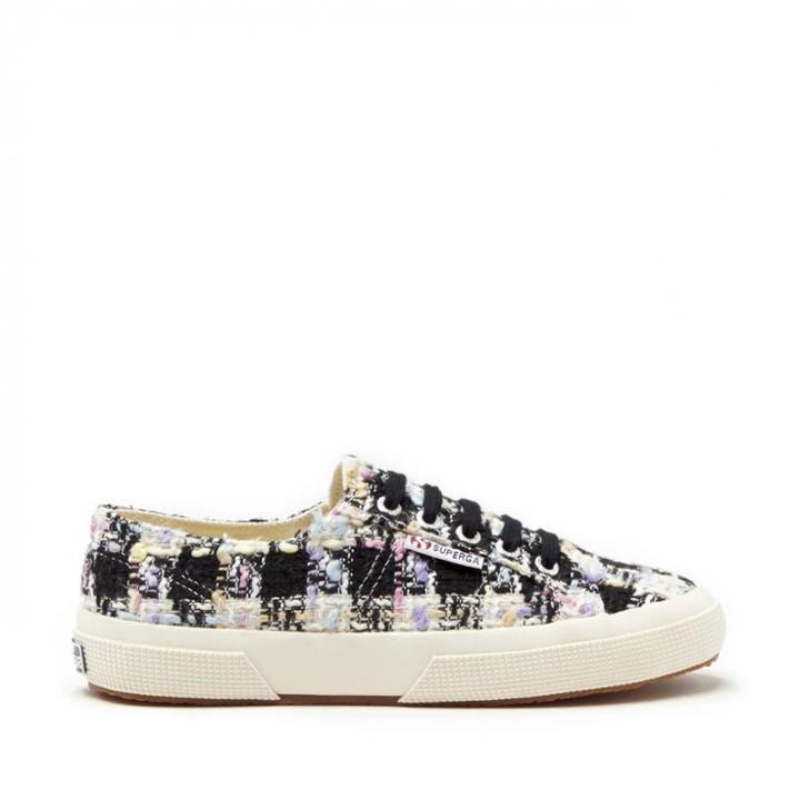 Superga Superga 2750 Boucle Multichecksw Boucle Sneaker - Pink Multi-6