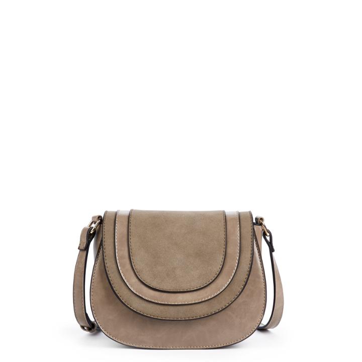 Sole Society Sole Society Bryson Vegan Panel Crossbody - Mushroom Combo-one Size