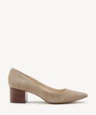 Sole Society Women's Andorra Block Heels Pumps Taupetacular Size 5 Haircalf From Sole Society