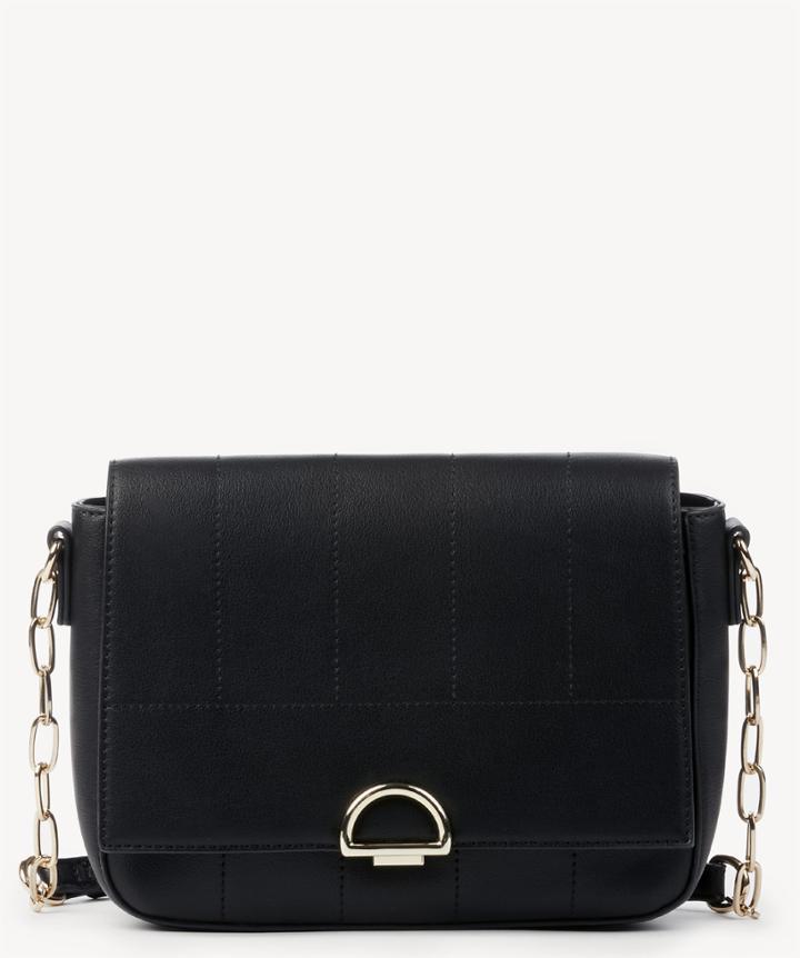 Sole Society Sole Society Colie Vegan Quilted Crossbody W/ Chain Strap
