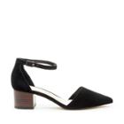 Sole Society Sole Society Katarina Two Piece Block Heel - Black