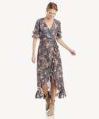 Lost + Wander Lost + Wander Women's Cassidy Ruffle Dress In Color: Navy Size Large From Sole Society