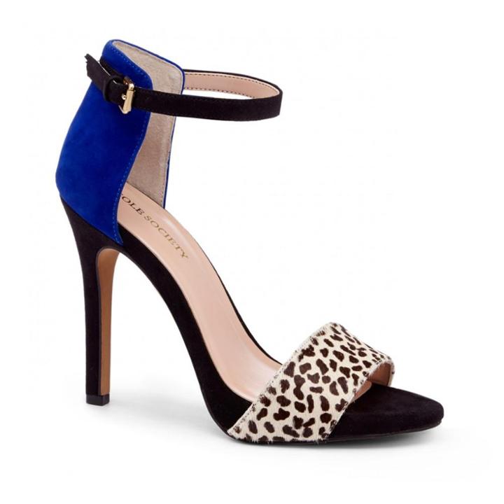Sole Society Sole Society Sheila Ankle Strap Heel - Snow Crystal Blue
