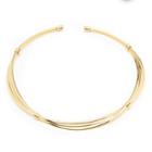 Sole Society Sole Society Layered Collar Necklace - Gold-one Size